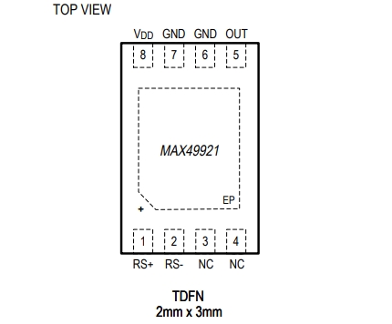 （Maxim/美信）MAX49921TATA/VY 具有出色擴(kuò)展保護(hù)能力的單向汽車電流檢測放大器IC