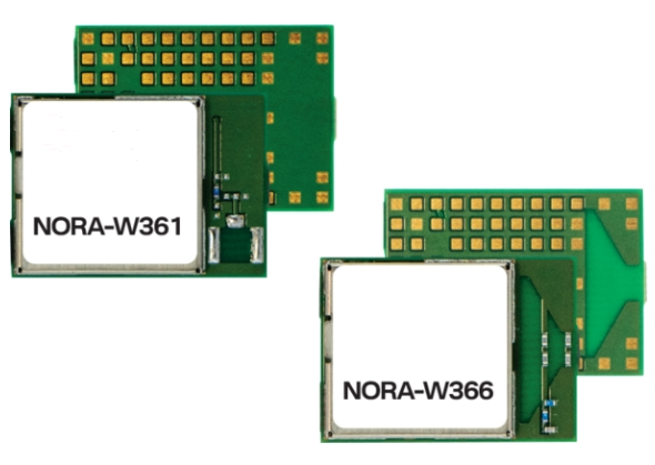 u-blox發(fā)布新款雙頻Wi-Fi藍(lán)牙LE模塊：NORA-W361-00B、NORA-W366-00B