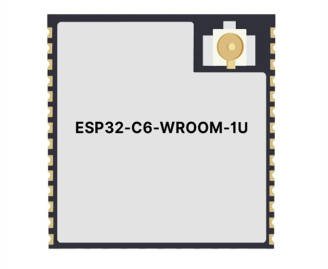 功能強大的ESP32-C6-WROOM-1U-N8 通用型Wi-Fi、IEEE 802.15.4和藍牙LE模塊