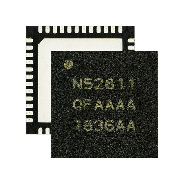 供應原裝【Nordic】NRF52811-QFAA-R 2.4GHz 藍牙 5.4 片上系統(tǒng)