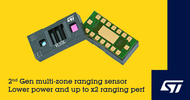 ST意法半導(dǎo)體推出工作溫度范圍更大的工業(yè)級(jí)單區(qū)直接ToF傳感器