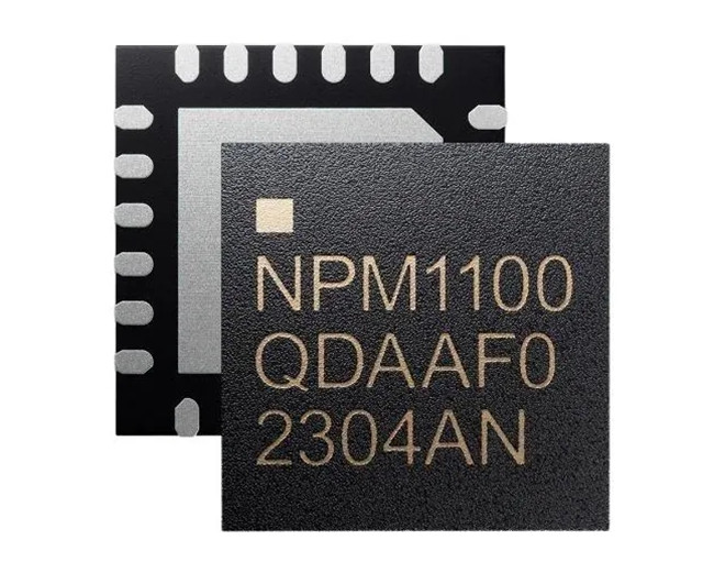 Nordic NPM1100-QDAA-R7用于電池充電和供電的超小型電源管理IC (PMIC)