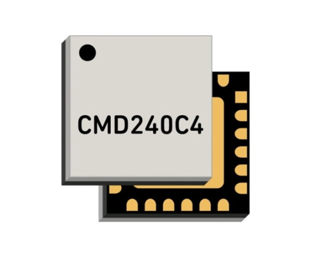 CMD240C4是一款射頻放大器，DC至22GHz，24QFN