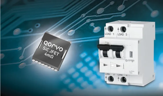 革新電路保護：Qorvo 4mΩ SiC JFET 助力固態(tài)斷路器升級